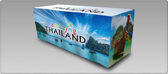 6 Custom Printed Fitted Table Cover - All Over Print