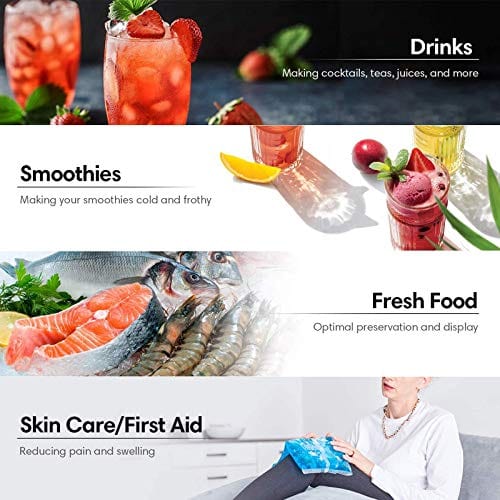 Terra Hiker Countertop Ice Maker - Fast 6-Minute Ice Production, 28.7 lbs Daily, No Plumbing Needed