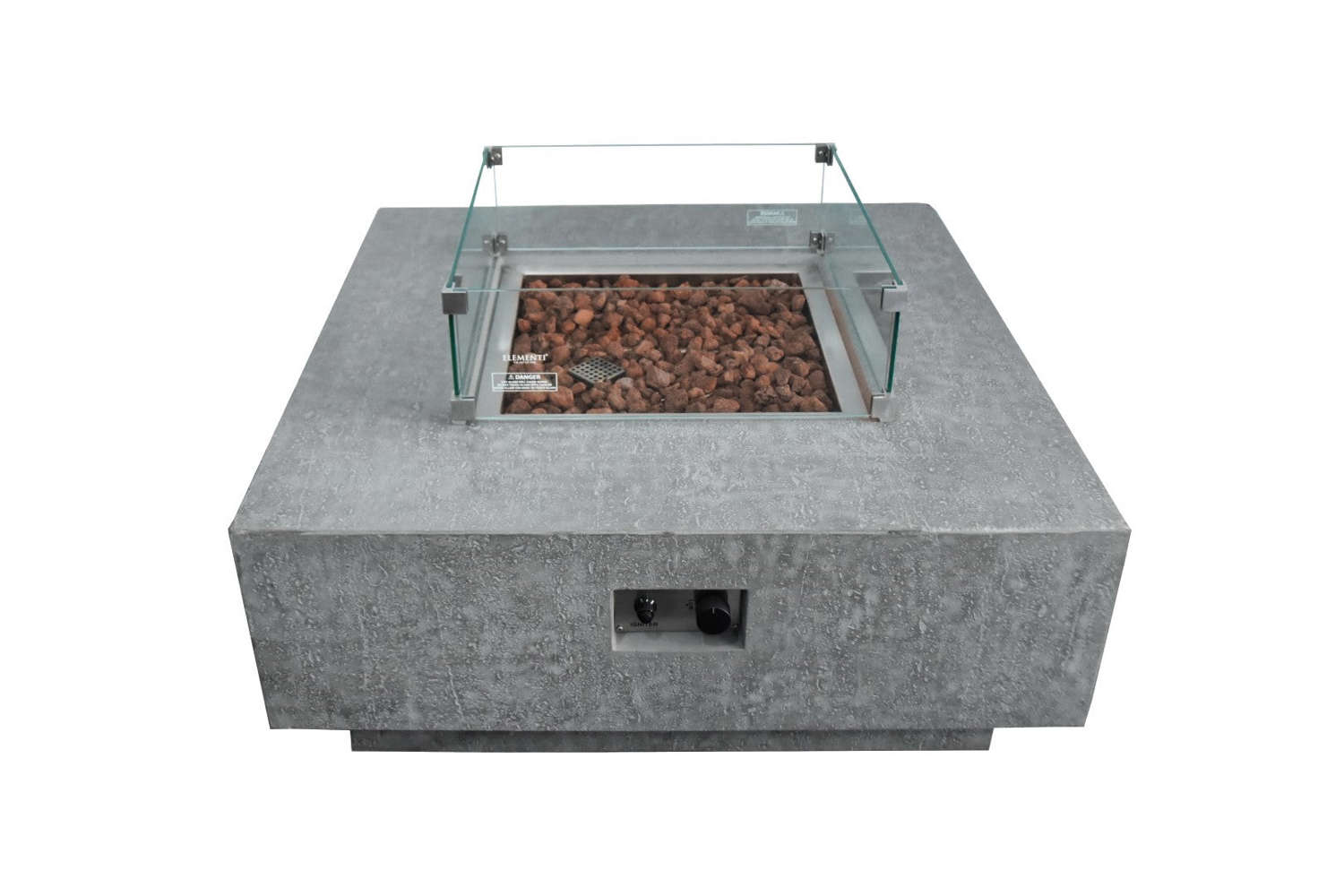 22 x 22 Square Wind Screen for Fire Pit Table