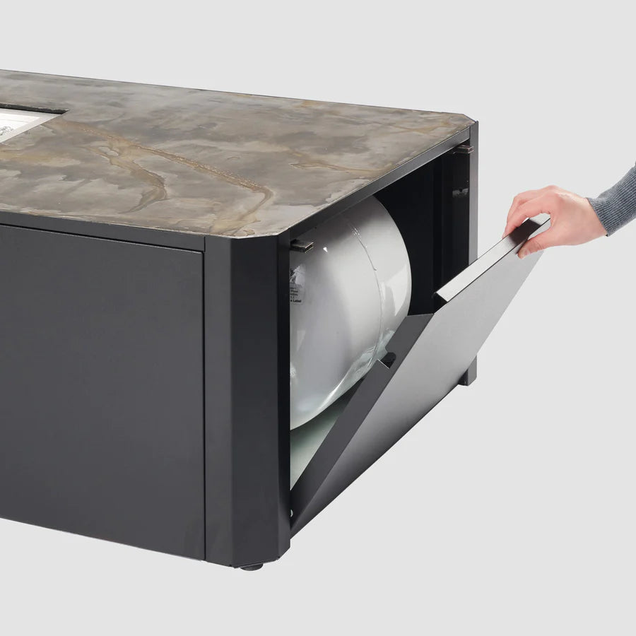 Outdoor Greatroom Co Kinney 55-Inch Rectangular Gas Fire Pit Table