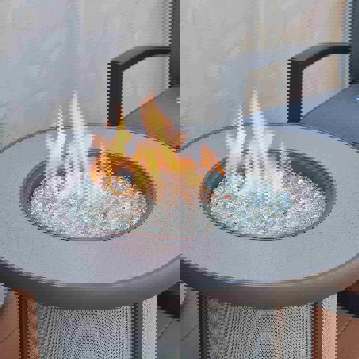 Stonefire Round Gas Fire Pit Table