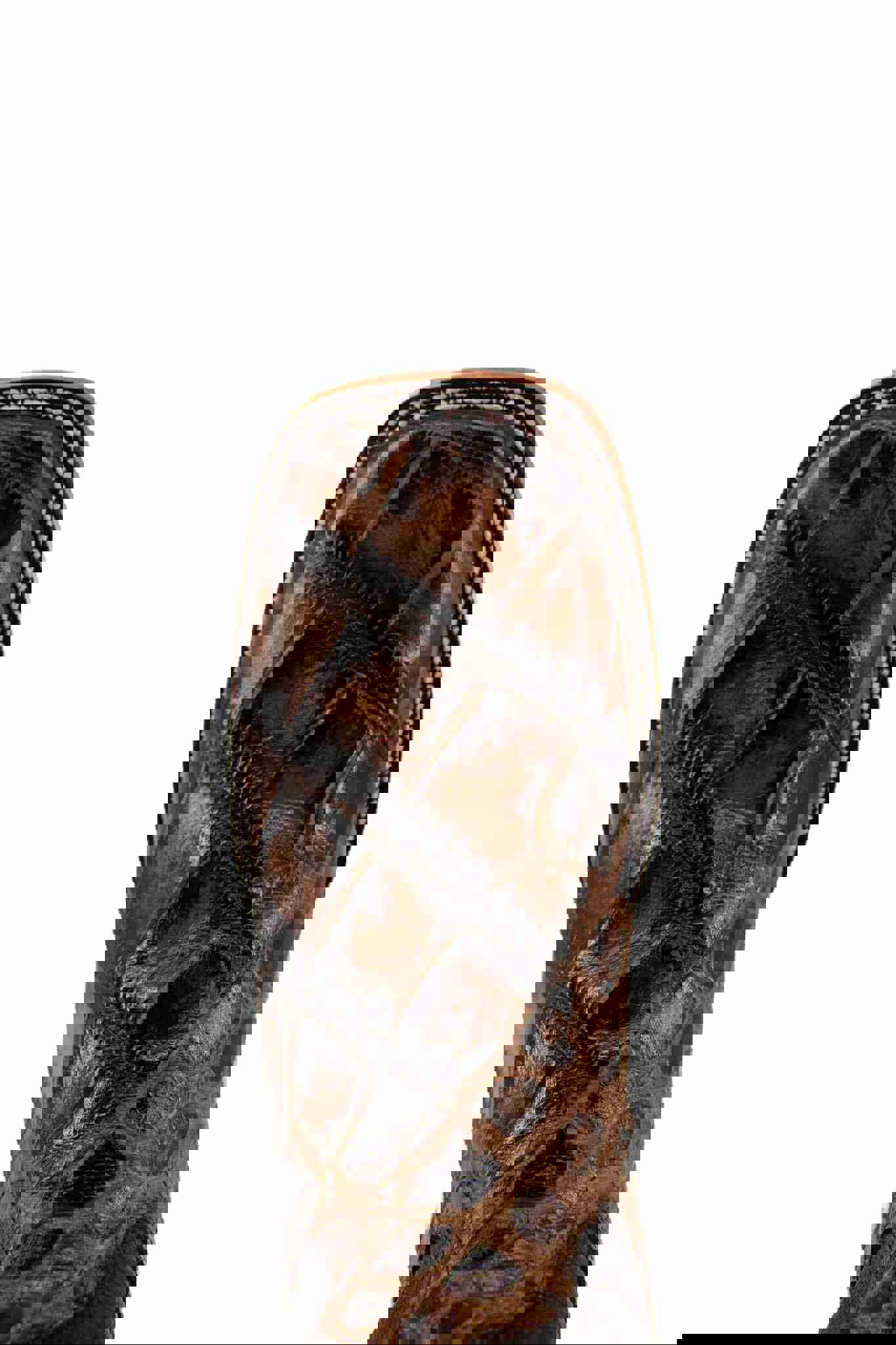 Imit Panza De Lagarto Cowboy Boot - Genuine Leather Square Toe