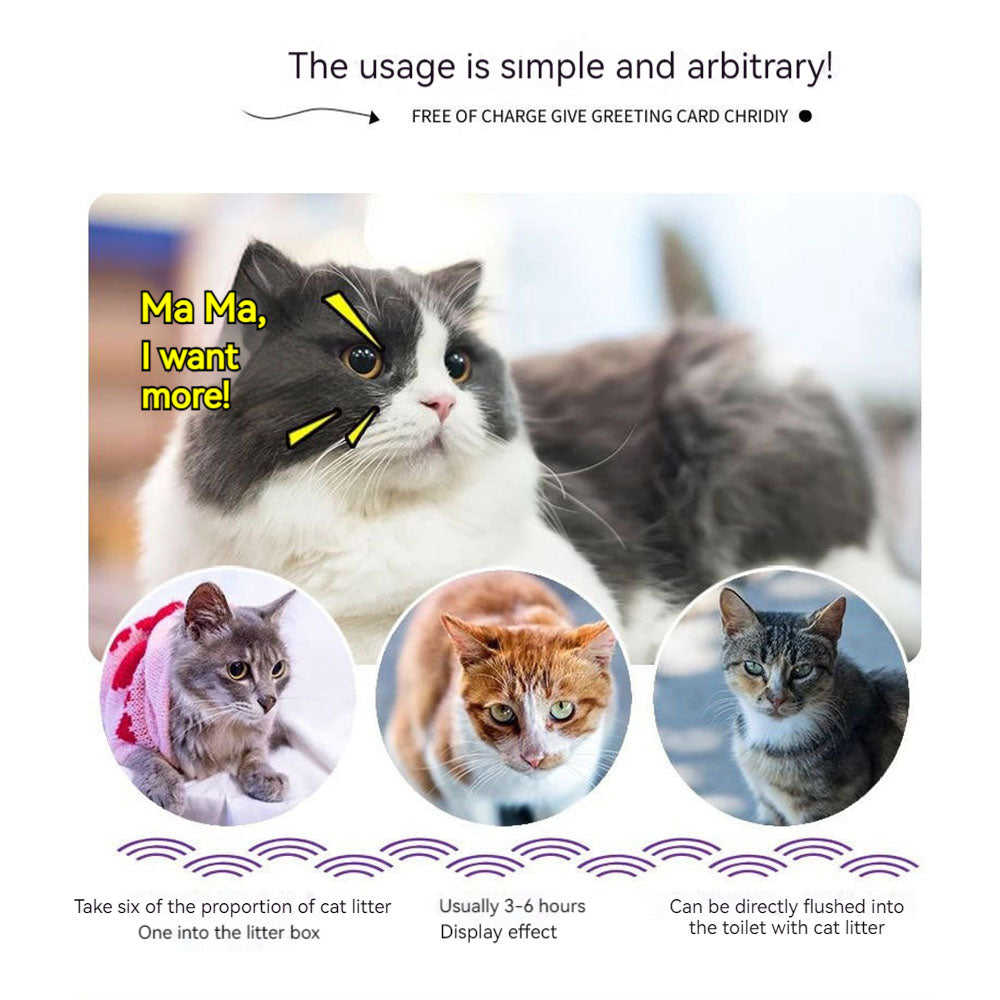 Cat Litter Deodorizing Beads - Natural Odor Control for All Cat Litters