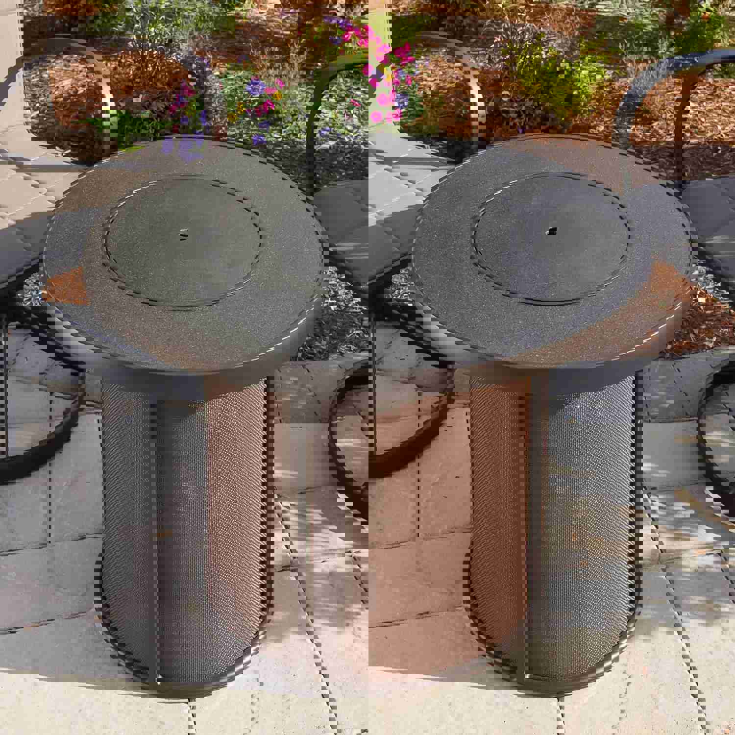 Stonefire Round Gas Fire Pit Table