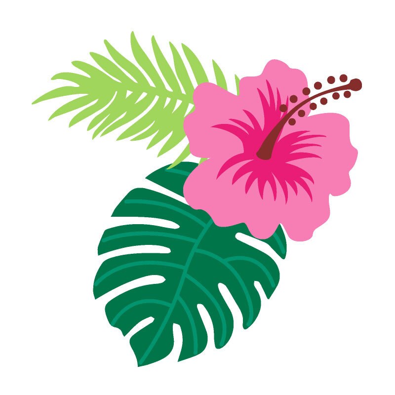 Qfdian Flamingo Hawaii Wedding Decoration Bridal Shower Bachelorette Party Supplies