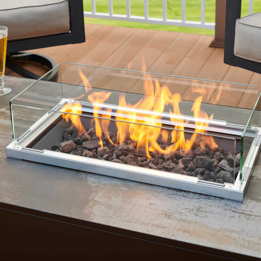 Outdoor Greatroom Co Kinney 55-Inch Rectangular Gas Fire Pit Table