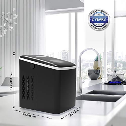 Terra Hiker Countertop Ice Maker - Fast 6-Minute Ice Production, 28.7 lbs Daily, No Plumbing Needed