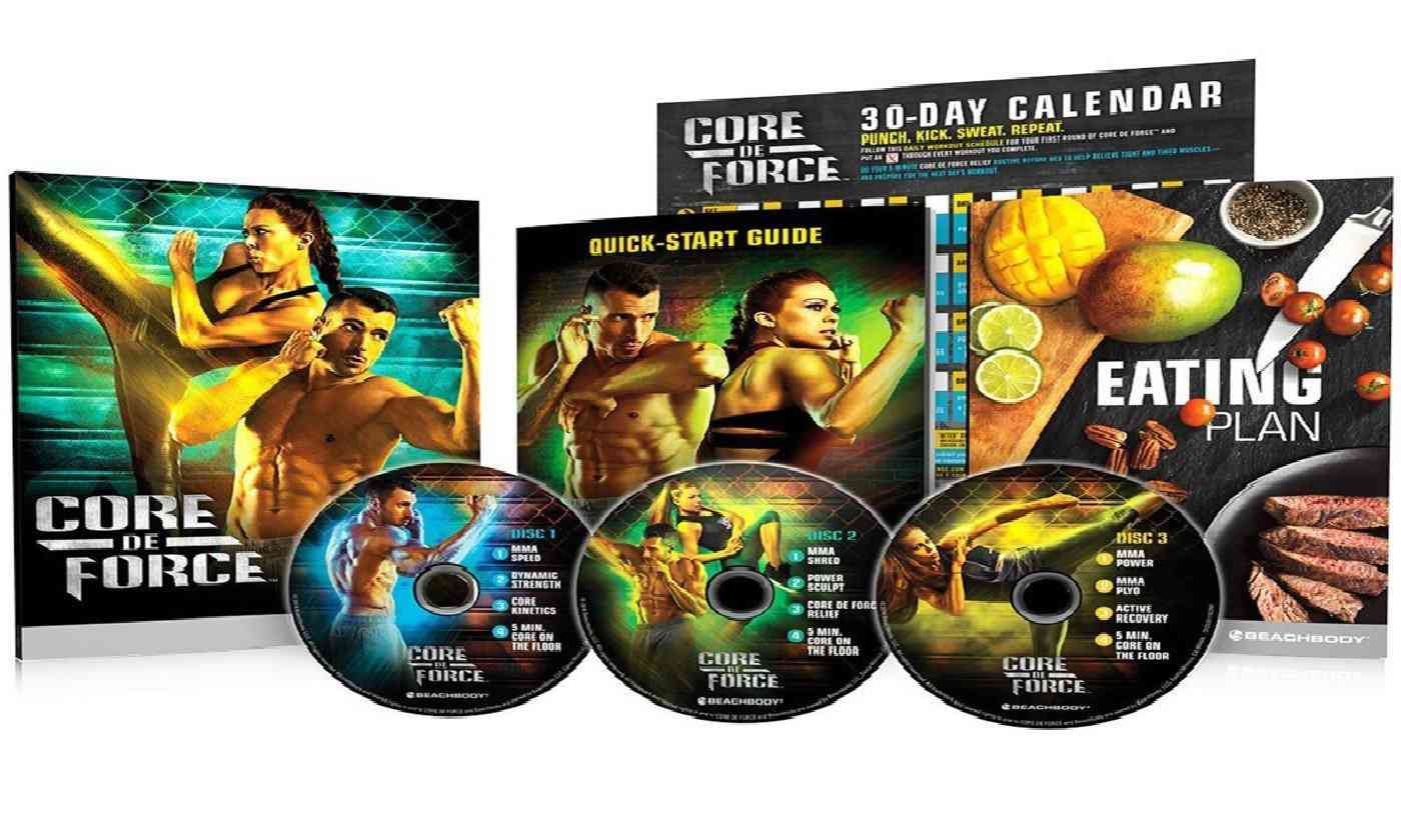 Core De Force MMA Style Workout Program Base Kit Complete Fitness 3 DVD Set
