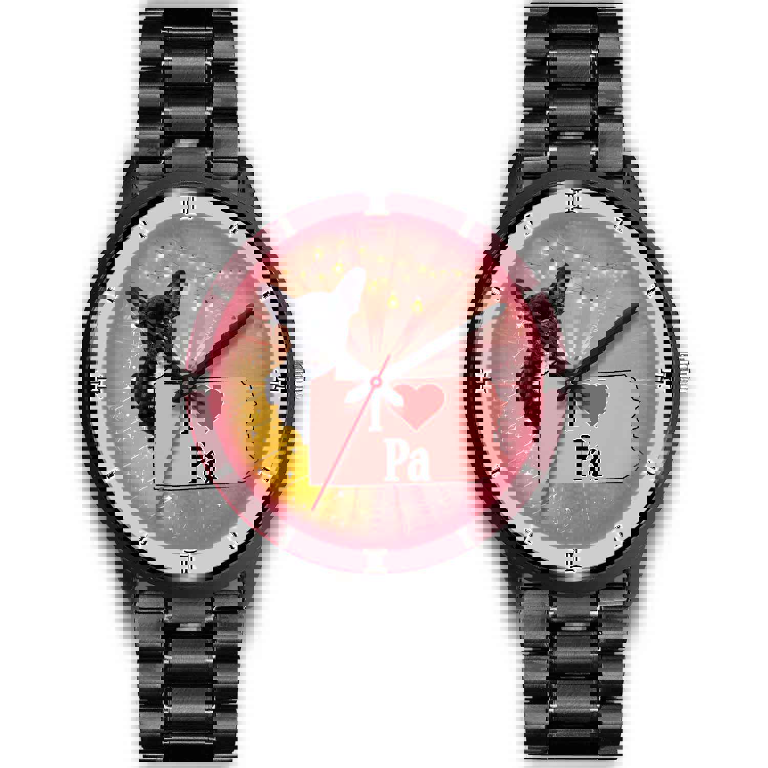French Bulldog Pennsylvania Christmas Special Wrist Watch