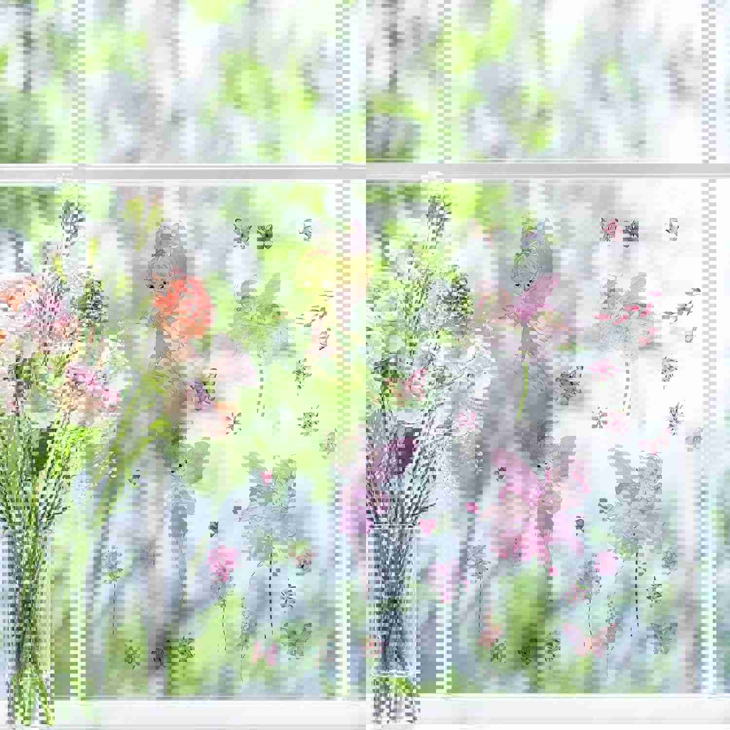 Craspire 16 Sheets 8 Styles Waterproof PVC Wall Stickers for Home Decoration