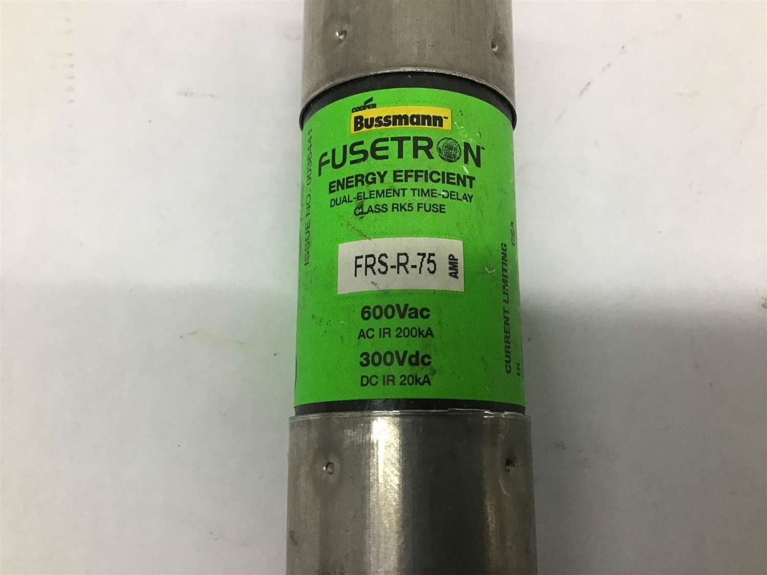 Fusetron Energy Efficient FRS-R-75 Lot of 3
