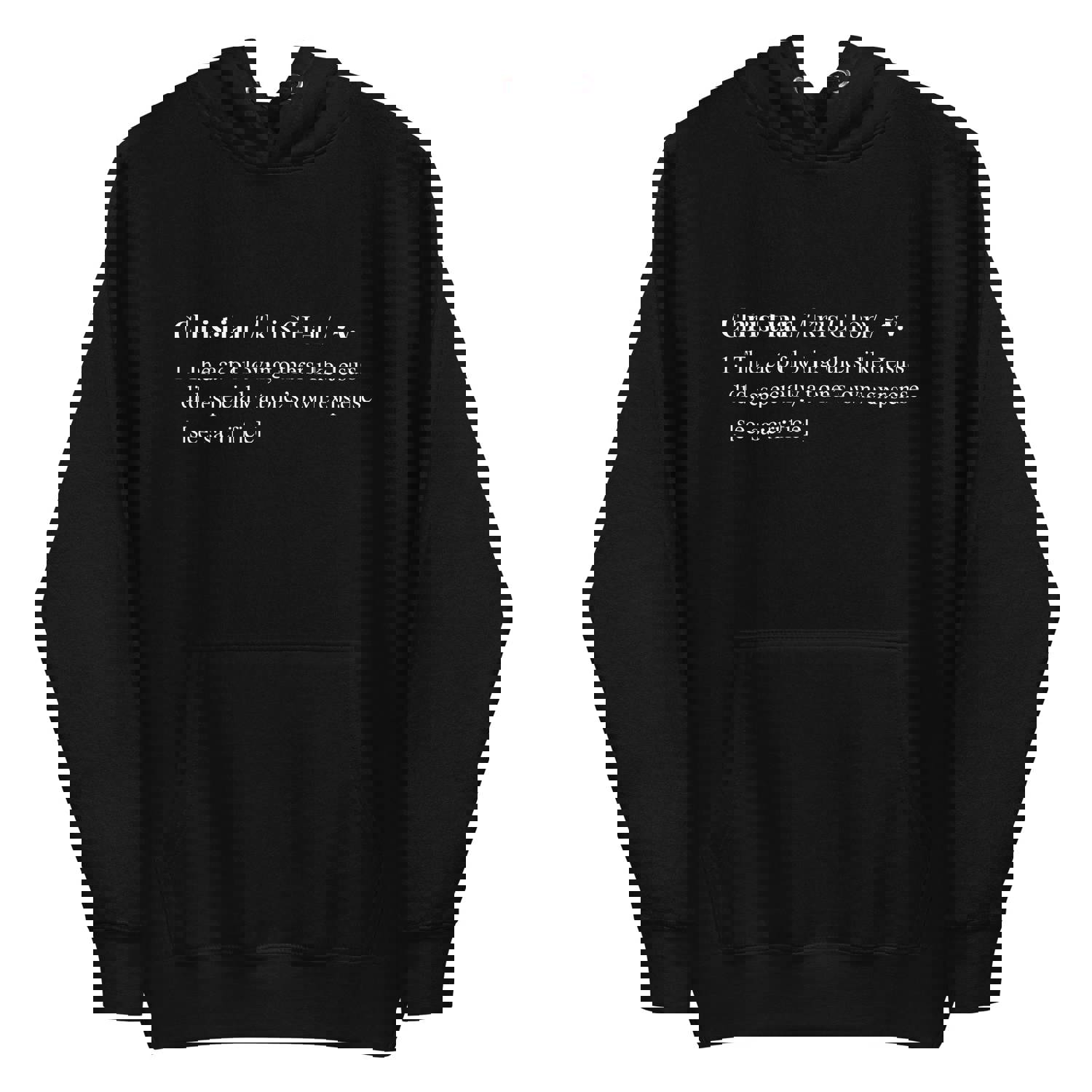 Christian Definition - Unisex Hoodie