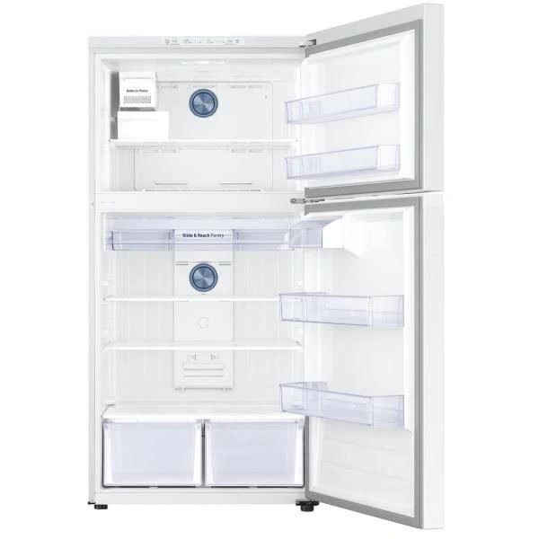 New Samsung 21.1 cu. ft. Top Freezer Refrigerator with FlexZone Freezer, White, Energy Star, Ice Maker (RT21M6215WW)