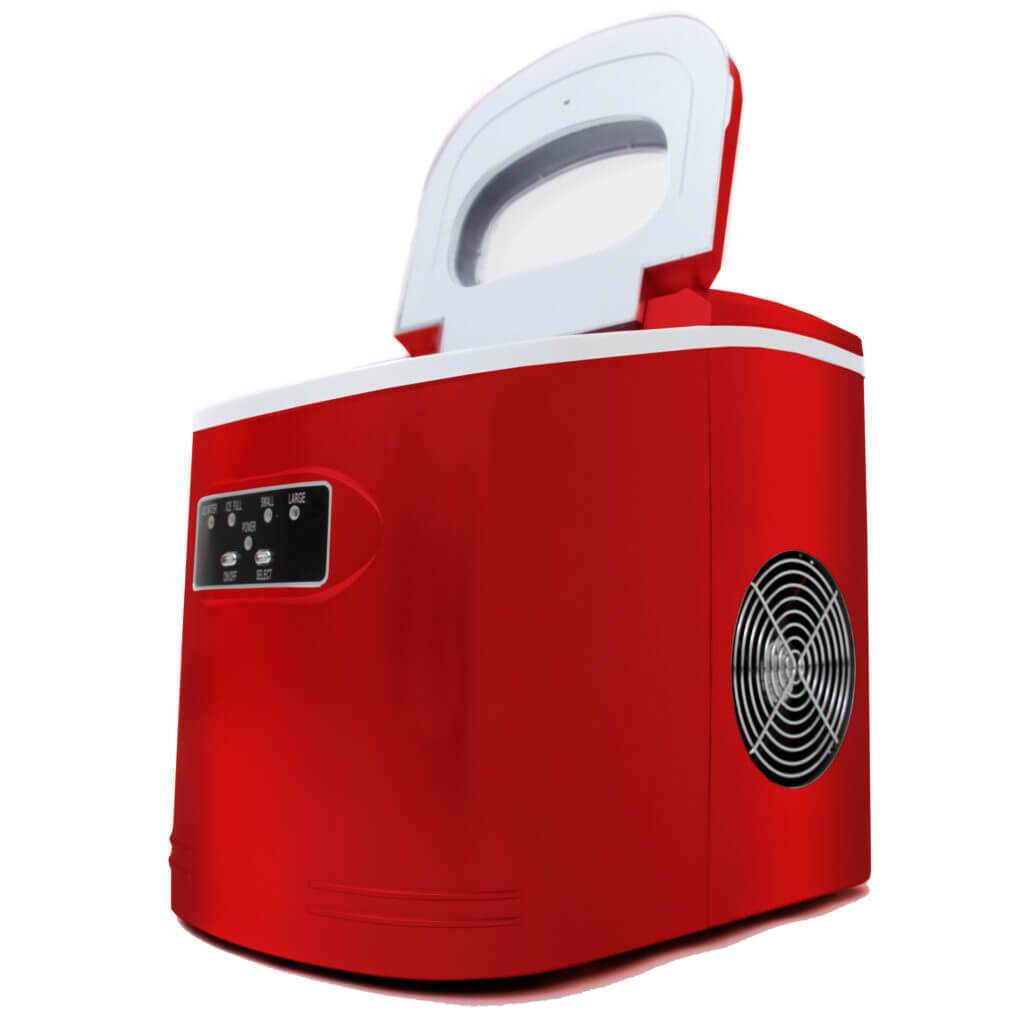 Whynter Compact Portable Ice Maker 27 lb Capacity – Metallic Red IMC-270MR