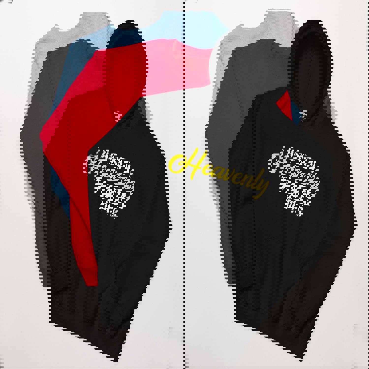 F&H Christian Blessed in Heavenly Places Unisex Hoodie