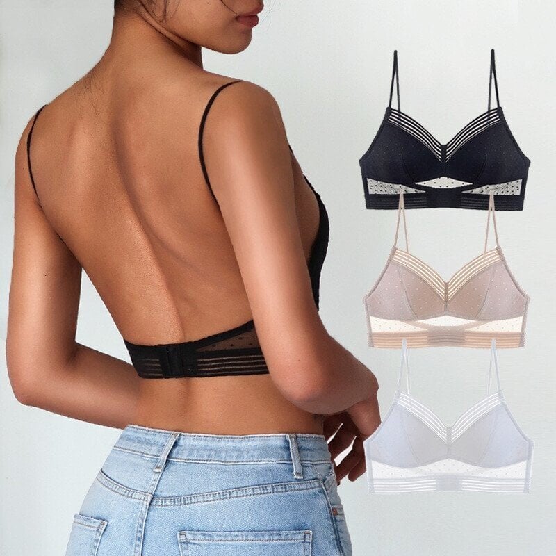 BETTYBRA® Starry Bra - Low Back Wireless Lifting Lace Bra