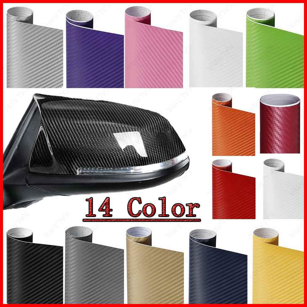 3D Carbon Fiber Vinyl Car Wrap Sheet Roll Film Sticker for Motorcycle and Automobile Styling