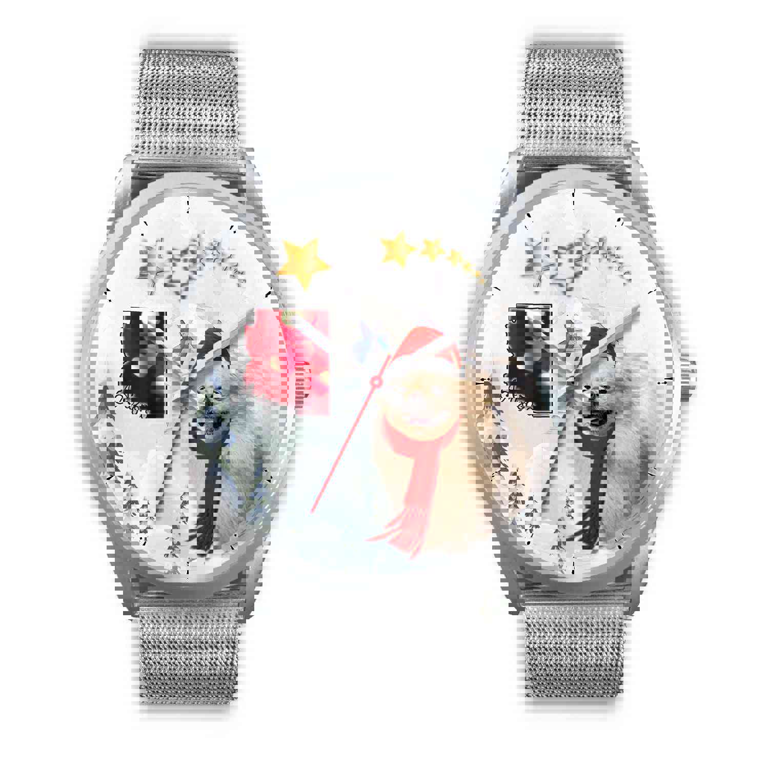 Pekingese Dog Arizona Christmas Wrist Watch - Stylish Custom Design for Men & Women