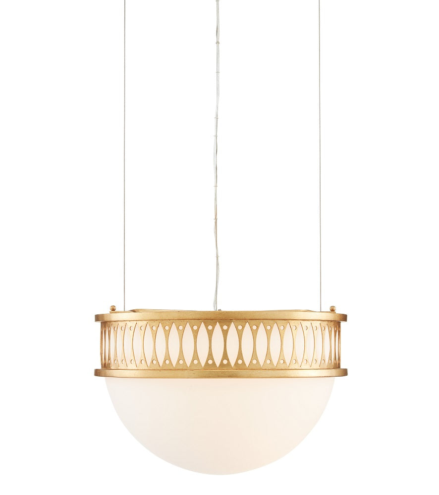 Lola Gold Pendant Light with Adjustable Height