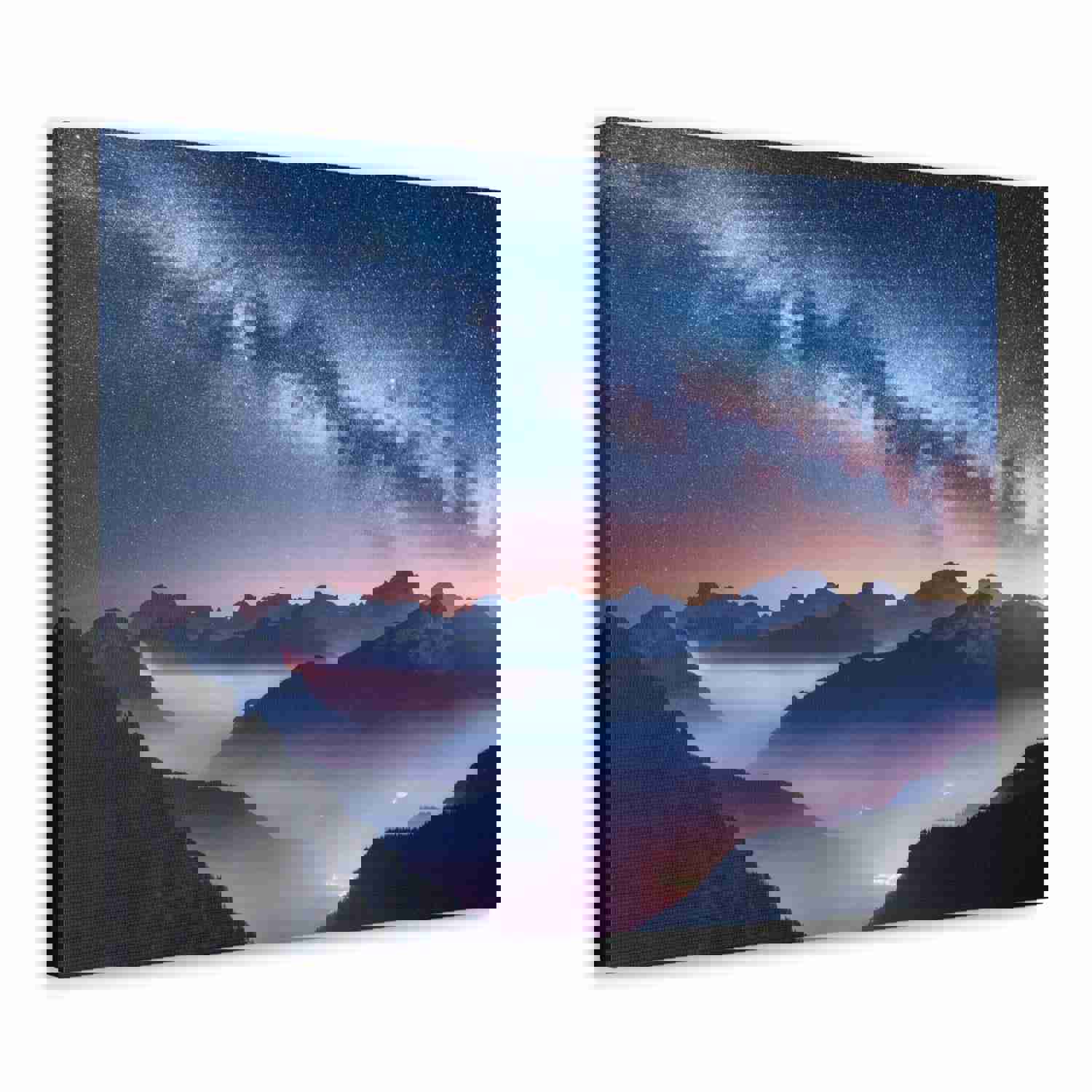 Nature Wilderness Night Sky Photography Canvas Wall Art for Home Decor Ready-to-Hang