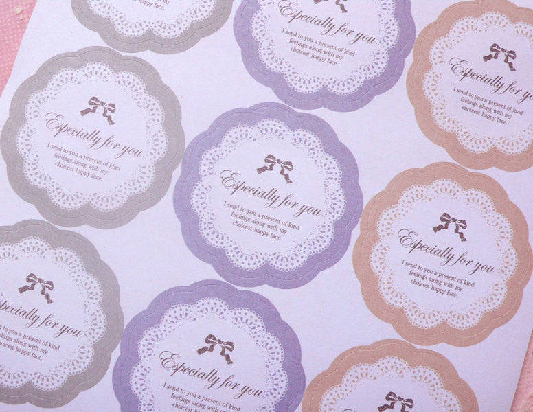 Especially For You Stickers (Flower) (2 Sets / 18pcs) - Scrapbooking & Decor