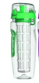 1000ml BPA Free Plastic Sport Fruit Infuser Water Bottle