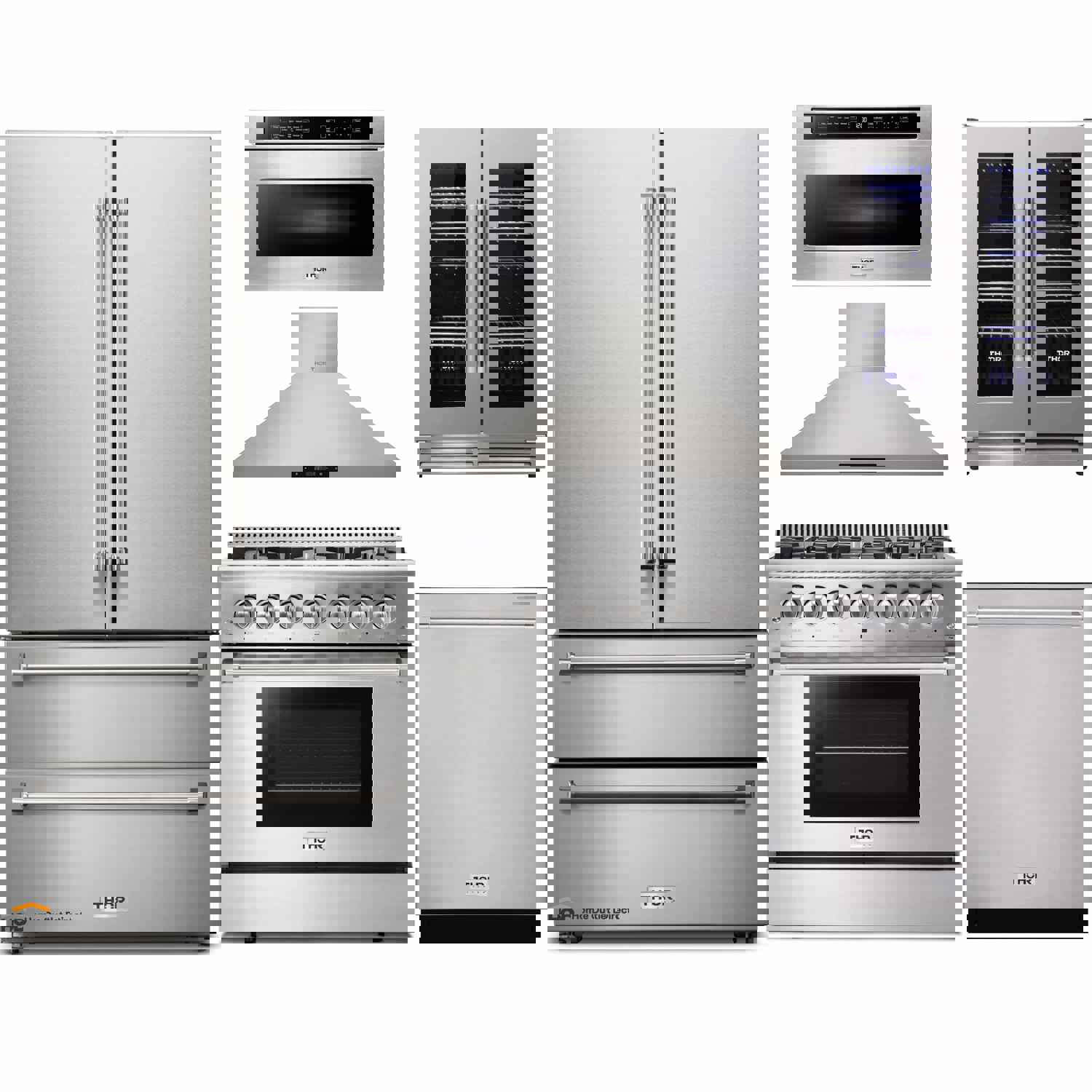 Thor Kitchen 6-Piece Pro Appliance Package - Stainless Steel Combo