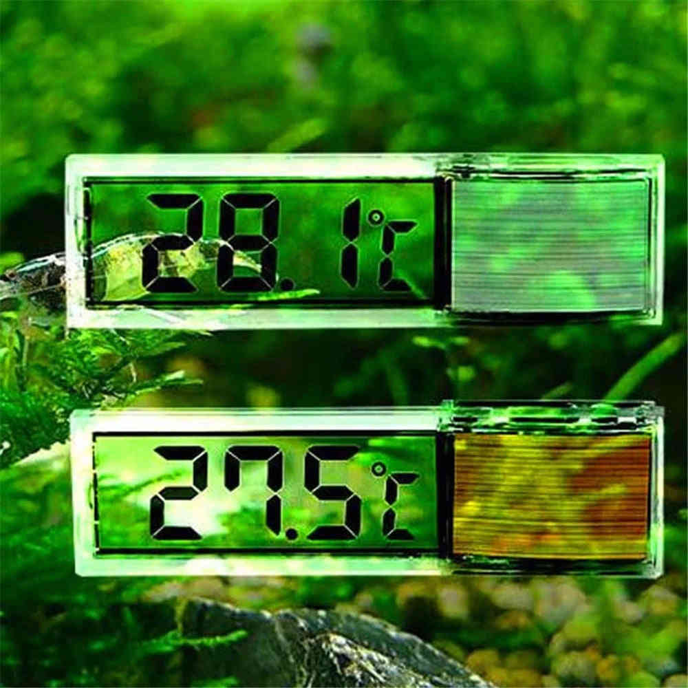 3D Digital LCD Electronic Fish Tank Thermometer with High Precision Sensor