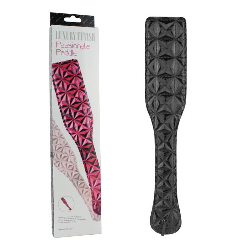 Diamond Pattern Leather Hand Pat Adult Passion Toy