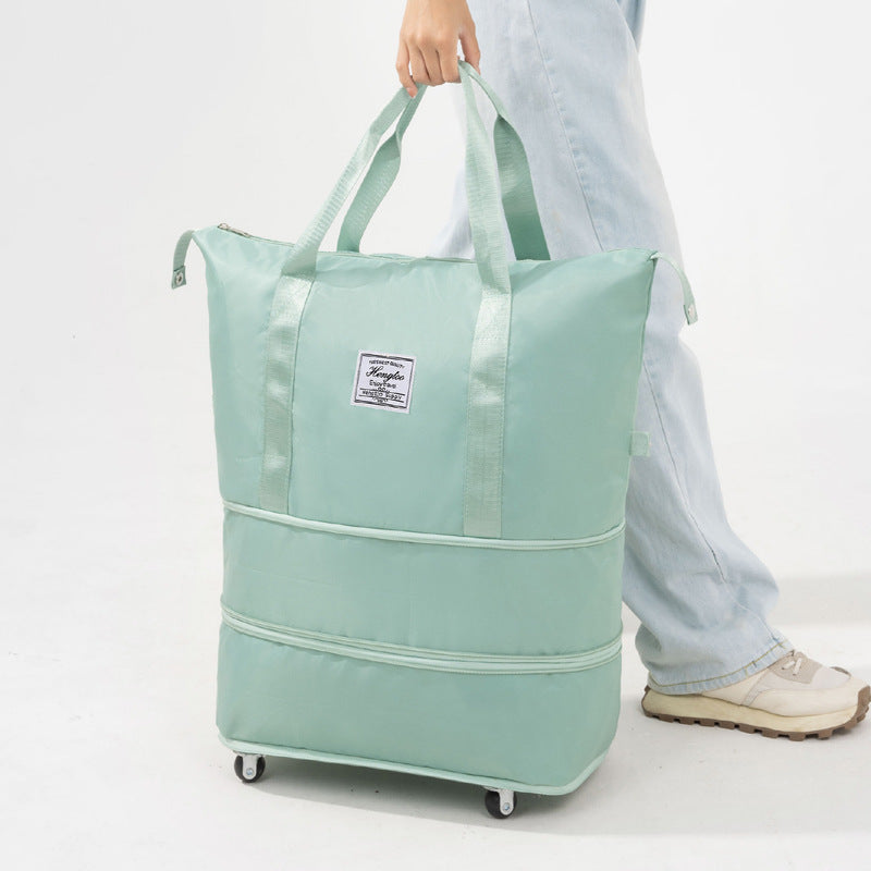 New Universal Wheel Travel Bag With Double-layer Dry And Wet Separation