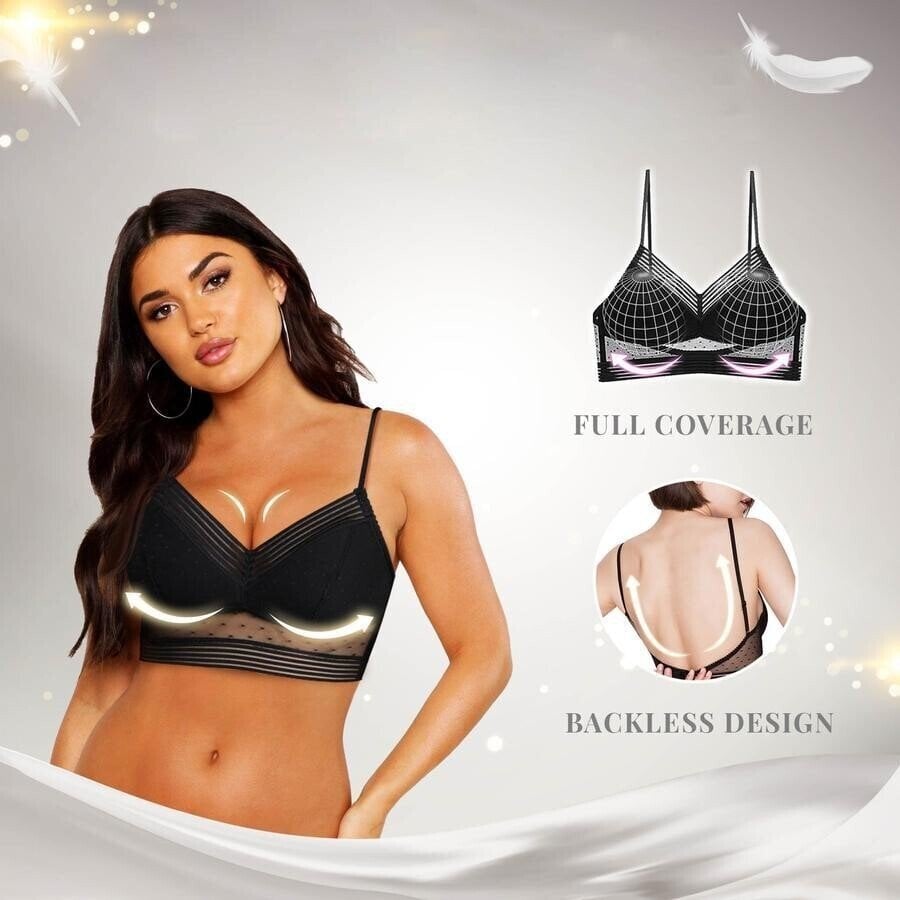 BETTYBRA® Starry Bra - Low Back Wireless Lifting Lace Bra