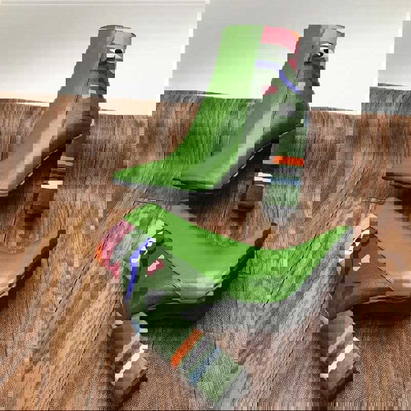 Genuine Leather Eccentric Fashion Print Boots - Artsy & Unique Winter Boots