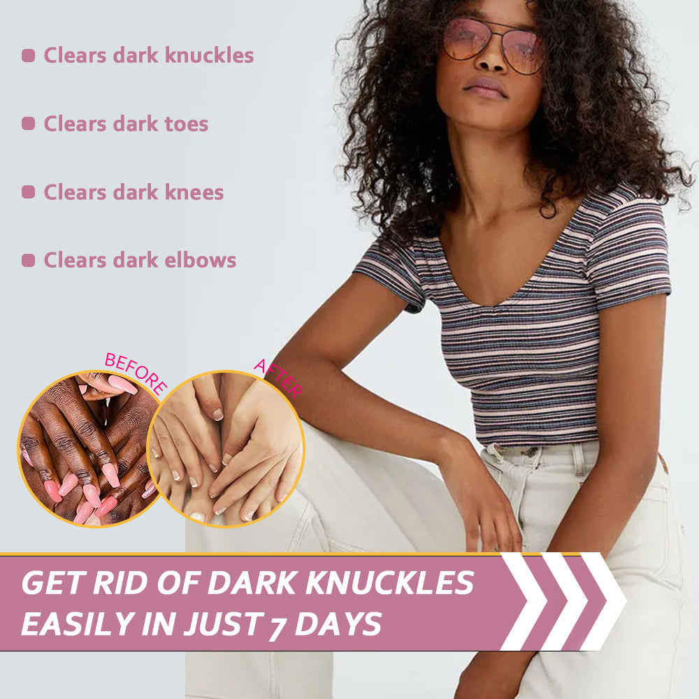 5D Gluta Dark Knuckles Clears Skincare Set 4 IN 1 - Whitening & Blemish Removal for Elbows, Knees & Toes