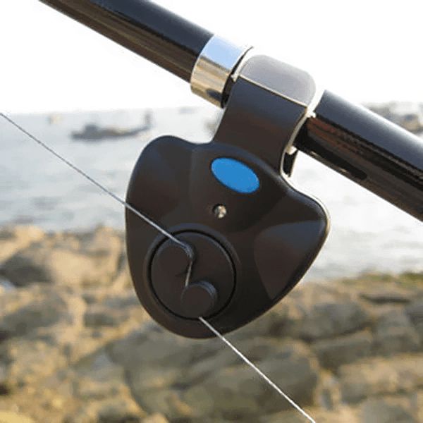 Universal Fishing Alarm with LED Light and Sound Alert for Fishing Rods