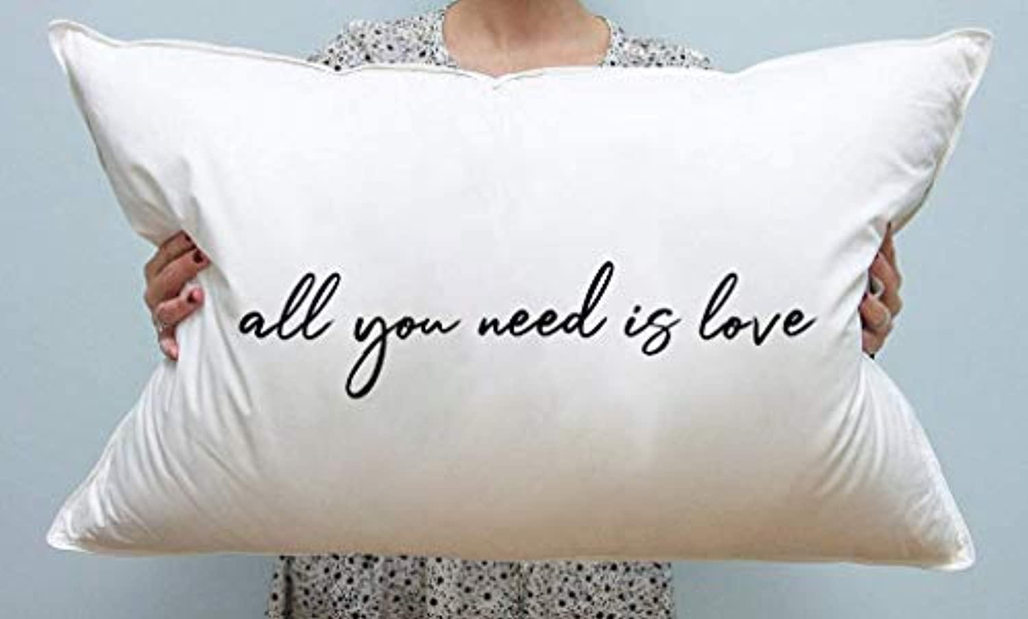 SS SPECIALTY STYLES All You Need is Love Pillow Cover - Valentine Romantic Gifts