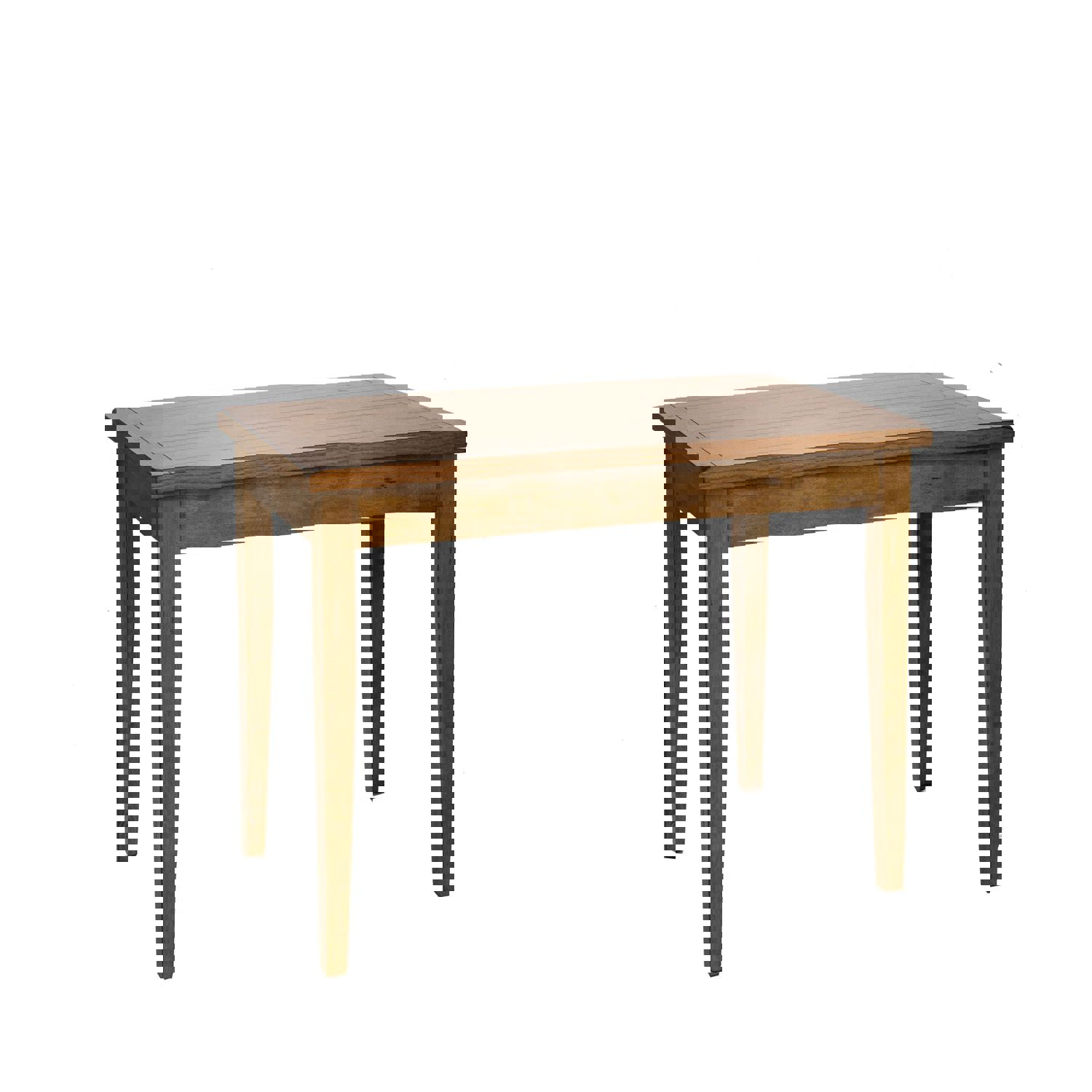 Treasures - Rectangular Leg Dining Table - Dark Brown