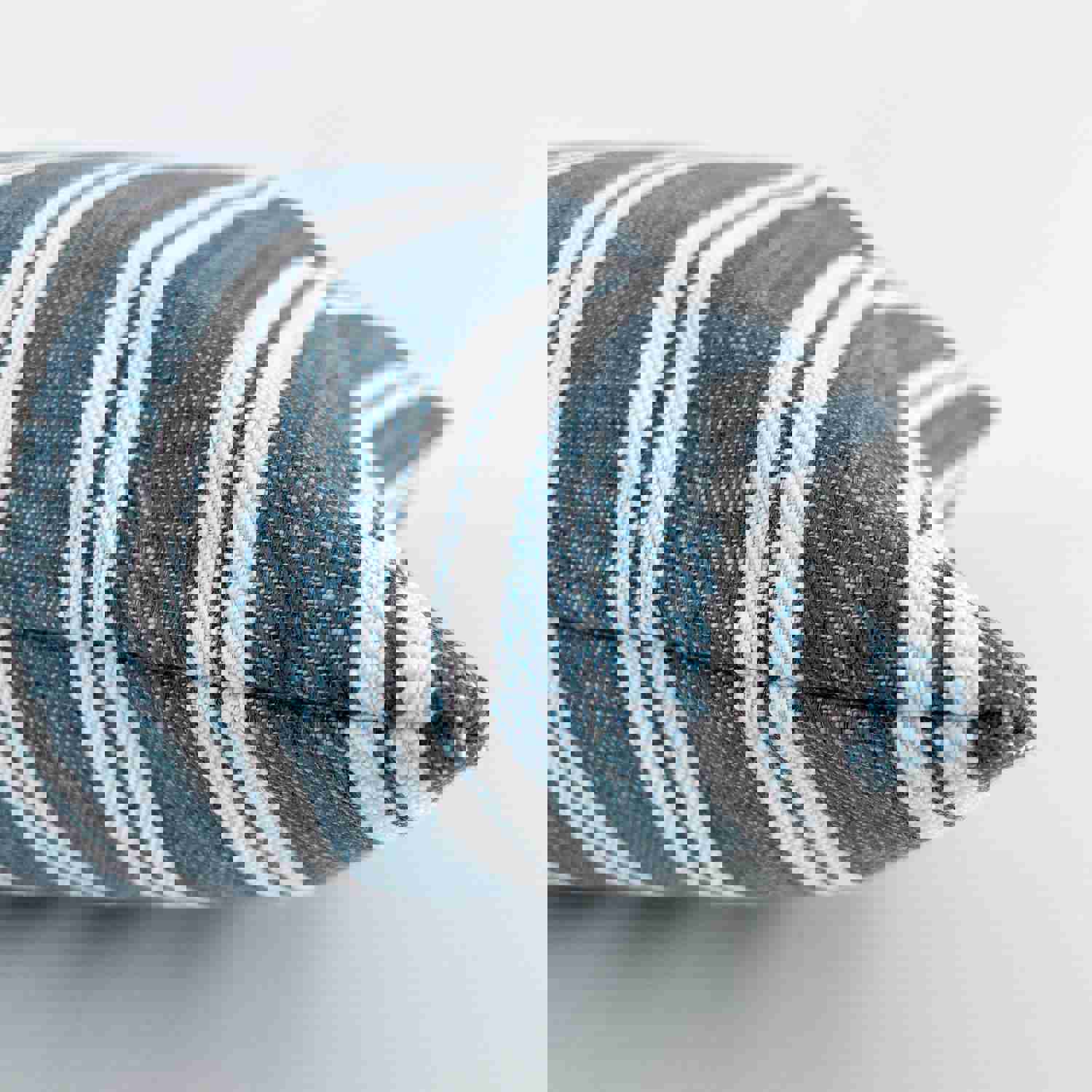 Peyton Blue Indoor/Outdoor Pillow Cover - Modern Striped Design