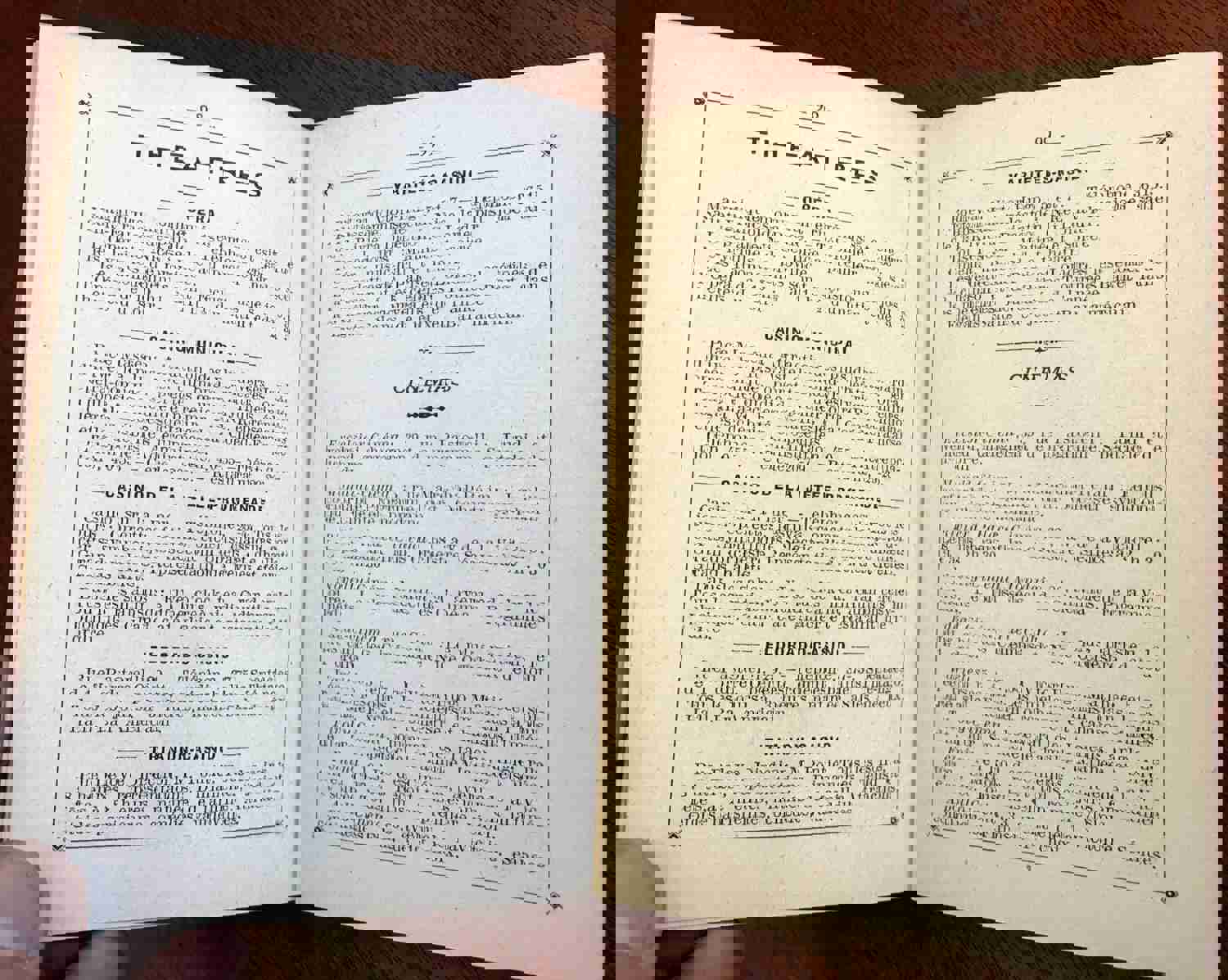 Nice France Cannes Menton c. 1890s Illustrated Tourist Guide Book with City Map