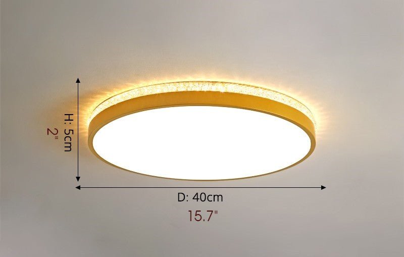MIRODEMI® Minimalist Round Ceiling Light For Living Room, Bedroom, Kitchen
