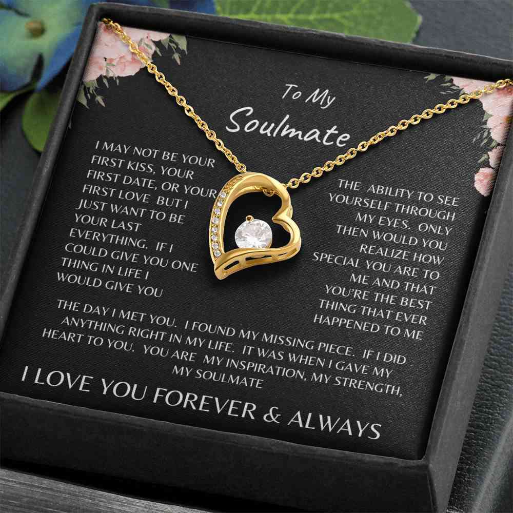 Soulmate Necklace - Perfect Gift for Her on Valentine's Day, Birthday, or Anniversary