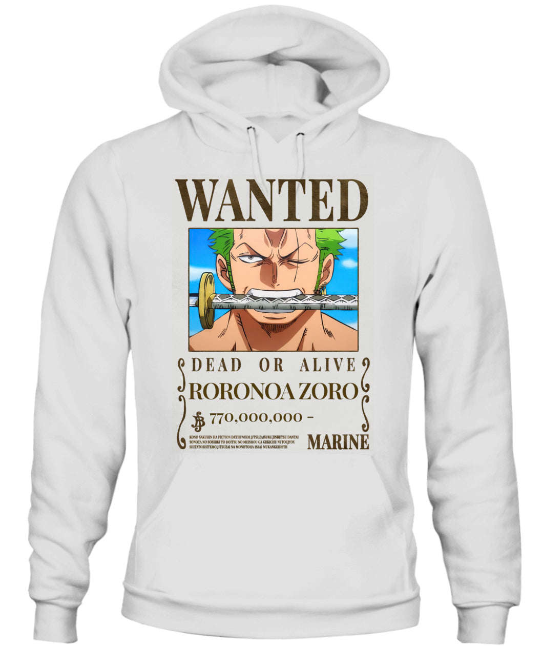 Zoro Wanted Custom Graphic Apparel - Unisex Classic Fit T-Shirt