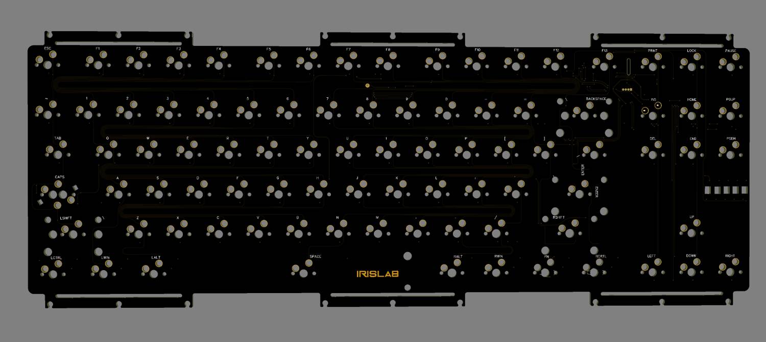 Jris80 PCB Gasket Mount Keyboard Kit - Group Buy Add-Ons