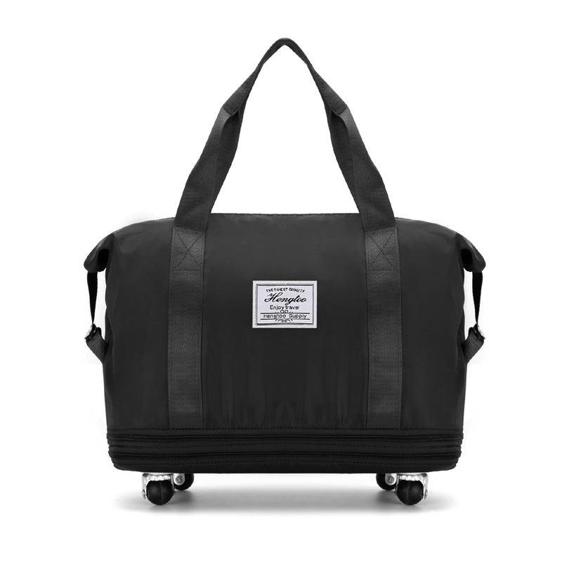 New Universal Wheel Travel Bag With Double-layer Dry And Wet Separation