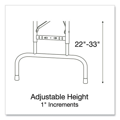Correll Adjustable Folding Table Rectangular 48x24x22 To 32 Mocha Top Brown Legs