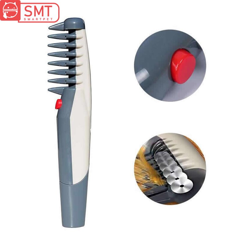 Smartpet Electric Pet Grooming Comb - Safe & Painless Hair Trimmer for Dogs and Cats