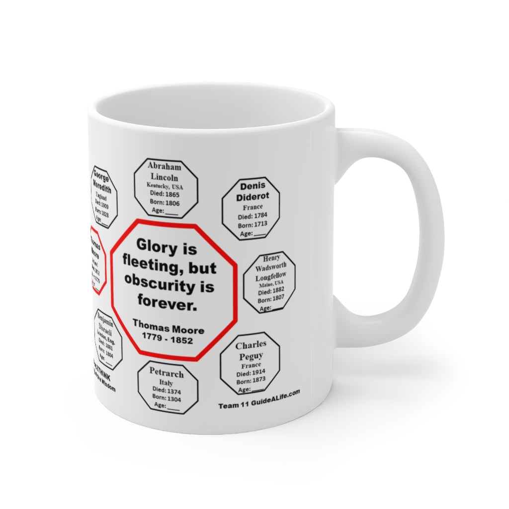 Thomas Moore Quote Ceramic Mug - 11oz