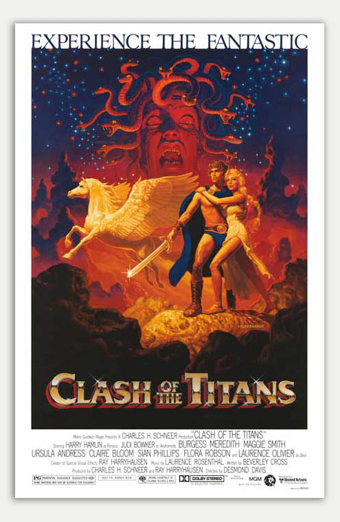 Clash of the Titans - 11 x 17 Movie Poster (Reprint, 1981)