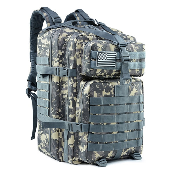 Large Capacity Unisex Army Tactical Backpack for Outdoor Activities