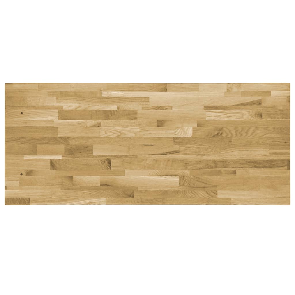 Solid Oak Wood Rectangular Table Top 47.2x23.6 Inches