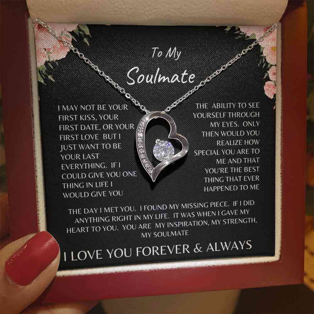 Soulmate Necklace - Perfect Gift for Her on Valentine's Day, Birthday, or Anniversary